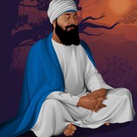 Guru Tegh Bahadur by canvasblissuk