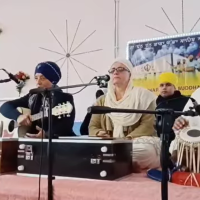 Siri Kartar Kaur and Siri Ram Kaur - Italy - playing kirtan at gurdwara in Italy - January 2026