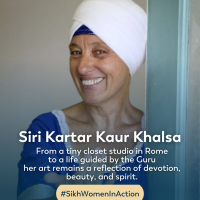 Siri Kartar Kaur and her art